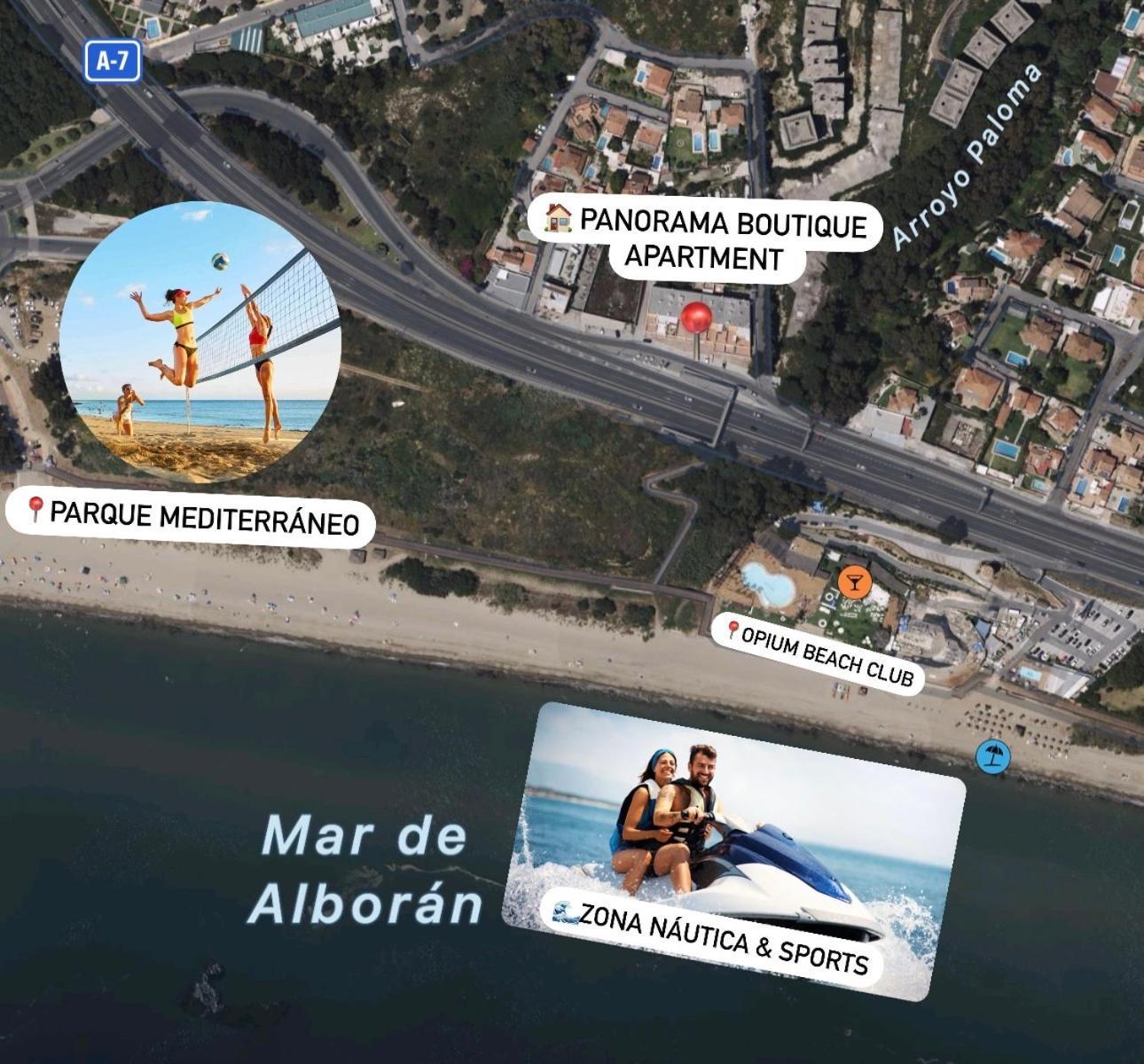 Frente A La Playa Apartamento Boutique En Марбелья Екстер'єр фото